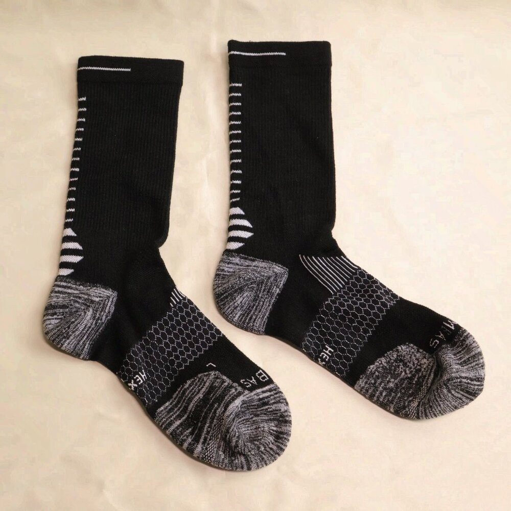 Bombas Calf Socks Comfortable Black Socks Size L - Picture 2 of 3